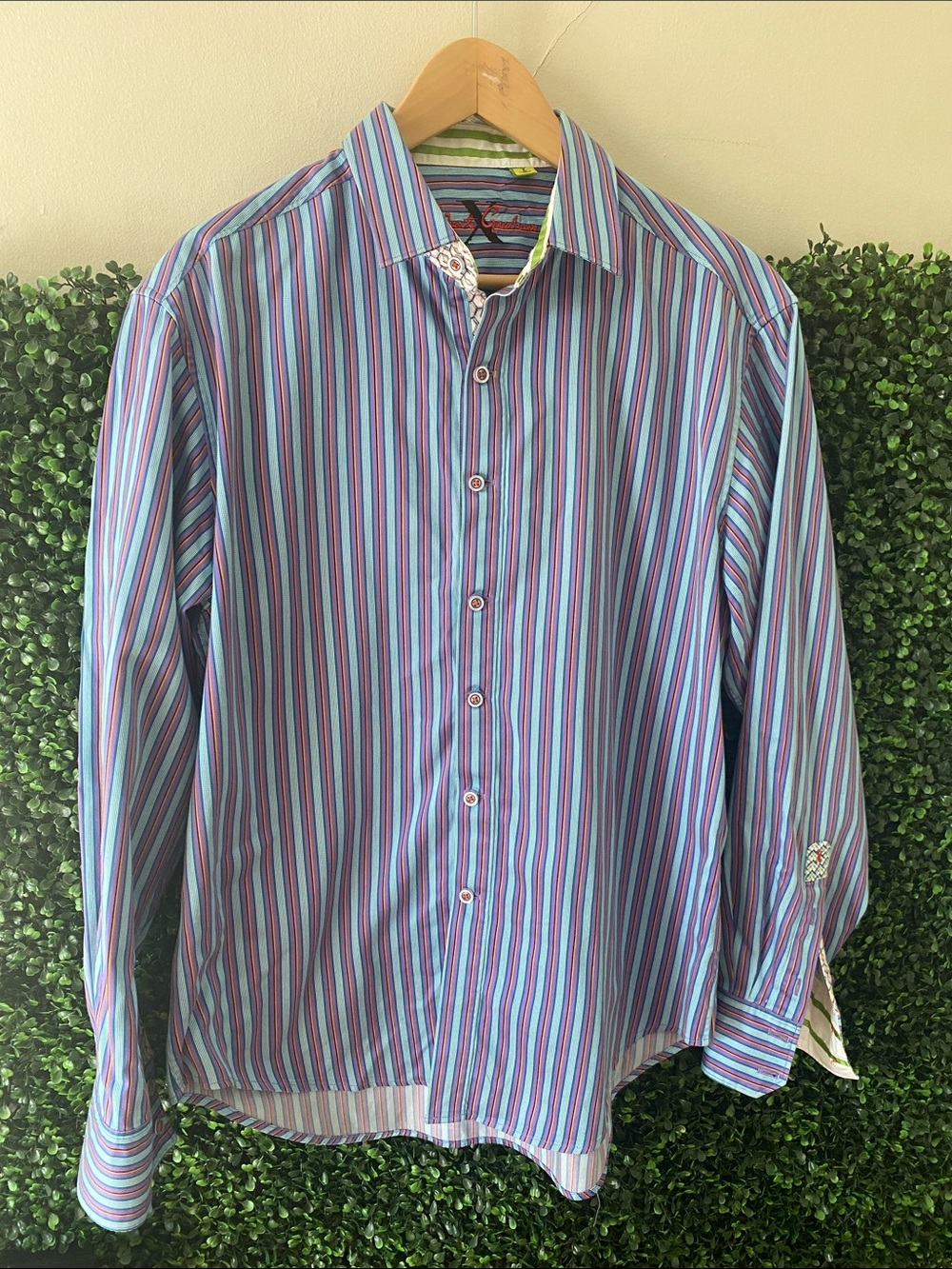 Robert Graham Multicolor Vertical Stripe Button-Down Shirt